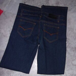 size 5 denim blue jeans womens pants five stretch